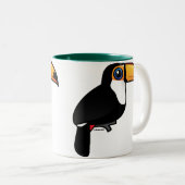 Toco Toucan Zweifarbige Tasse (VorderseiteRechts)