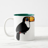 Toco Toucan Zweifarbige Tasse (Links)