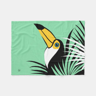 Toco-Tukan Vogel Fleecedecke