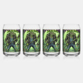 TOCOCLAWS Million Green Alligator Monster Throw Dosenglas (Hinten)