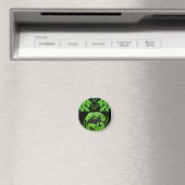 TOCOCLAWS Zwilling Neon Grün Lightning Dragons  Magnet (In Situ (Geschirrspüler))