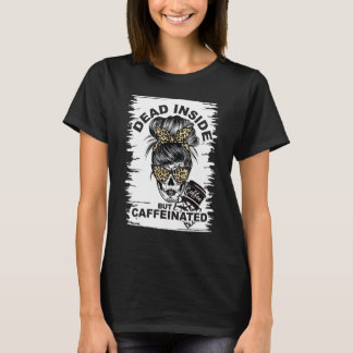 Tod, aber koffeinierter Skelettkaffee T-Shirt