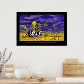 Tod an der Agarose-Ebene Poster (Küche)