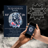 Tod an meinem jugendlichen Grim Sensenmann 30. Geb Einladung