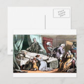 Tod auf der Sterbepostkarte Postkarte (Vorne/Hinten)