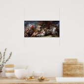 Tod auf einem blassen Pferd Poster (Küche)