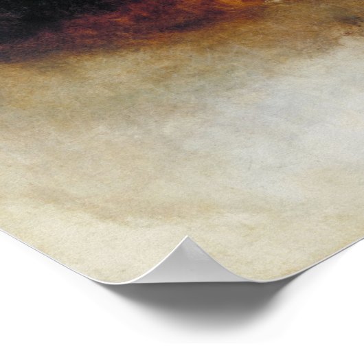 Tod auf einem blassen Pferd von J. M. W. Turner Poster (Ecke)