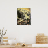 Tod auf einem blauen Pferd, William Blake Poster (Küche)