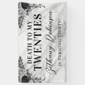 Tod auf meine zwanzigjährige Geburtstagsbanner Banner (Vertikal)