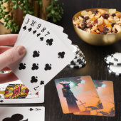 Tod Aufgewärmt Spielkarten (In Situ)