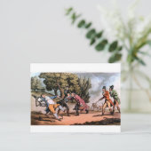 Tod bei der Postkarte Duel (Stehend Vorderseite)