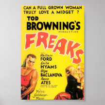 Tod Brownings "Freaks"-Filmplakat.