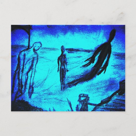 Tod der Geistpostkarte Postkarte (Vorderseite)