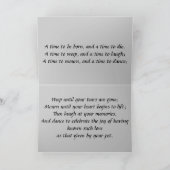 Tod der Haustier-Beileids-Karte Karte (Innenseite)