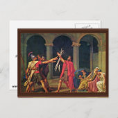 Tod der Horatii von David Jacques-Louis (Bester Q Postkarte (Vorne/Hinten)