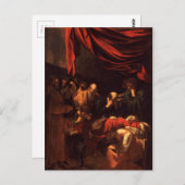 Tod der Jungfrau durch Caravaggio (1606) Postkarte (Vorne/Hinten)
