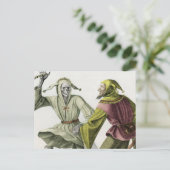 Tod - Der Narr Postkarte (Stehend Vorderseite)