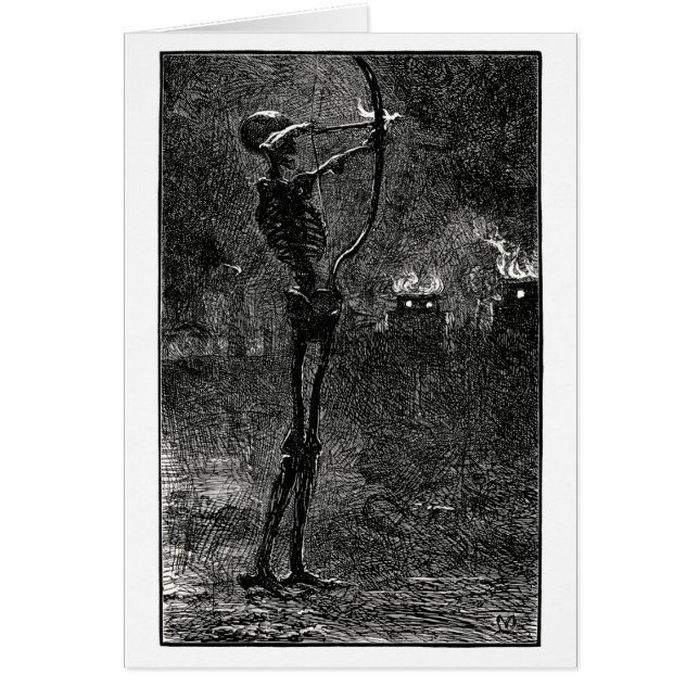 Tod, der Pfeile behandelt (Vorne)