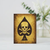 Tod der Pik-Postkarte Postkarte (Stehend Vorderseite)