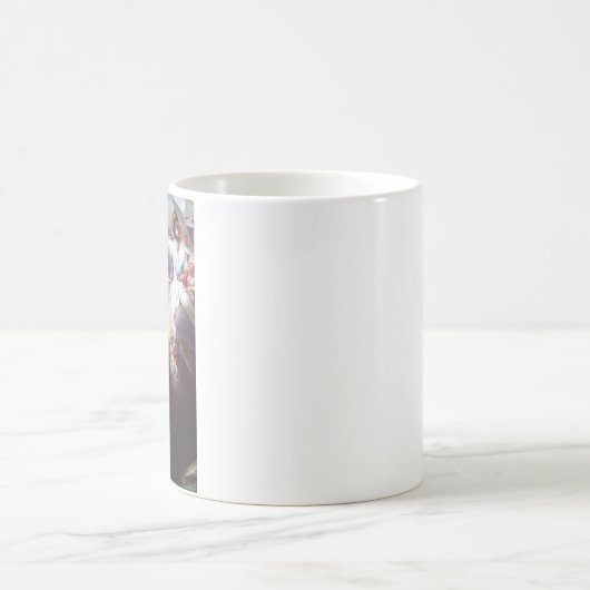 Tod des Heiligen Scholastica Kaffeetasse (Mittel)