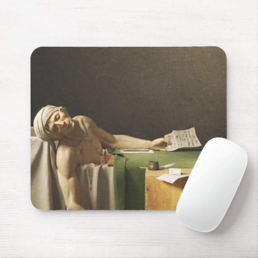 Tod des Marats durch Jacques Louis David Mousepad (Mit Mouse)