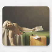 Tod des Marats durch Jacques Louis David Mousepad (Vorne)