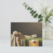 Tod des Marats durch Jacques Louis David Postkarte (Stehend Vorderseite)