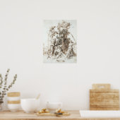 Tod des Orpheus - Albrecht Durer - c1497 Poster (Küche)