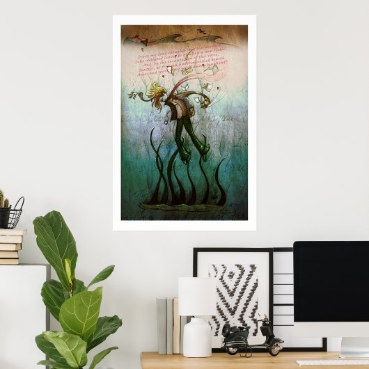 "Tod des Shelley" Poster (Heimbüro)