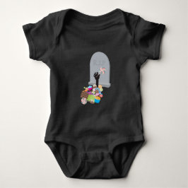 Tod durch Candy Halloween Design Baby Strampler