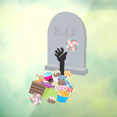 Tod durch Candy Halloween Design Fensteraufkleber (Blatt 3)