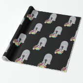 Tod durch Candy Halloween Design Geschenkpapier (Ungerollt)