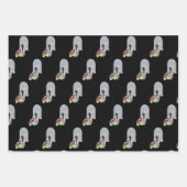 Tod durch Candy Halloween Design Geschenkpapier Set (Vorderseite 3)