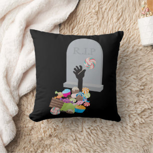 Tod durch Candy Halloween Design Kissen