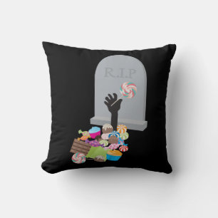 Tod durch Candy Halloween Design Kissen