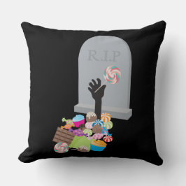 Tod durch Candy Halloween Design Kissen