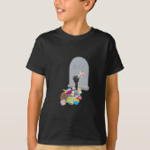 Tod durch Candy Halloween Design T-Shirt (Vorderseite)