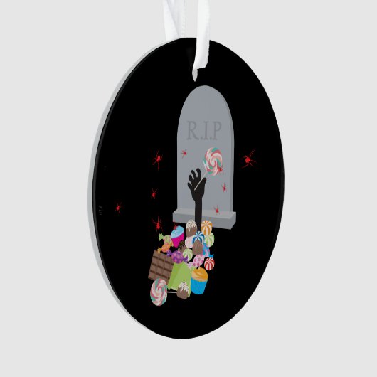 Tod durch Candy Halloween Ornament (Vorderseite)