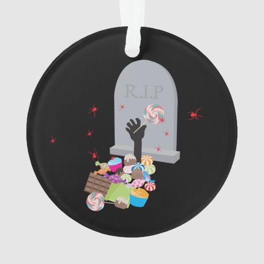 Tod durch Candy Halloween Ornament (Rückseite)