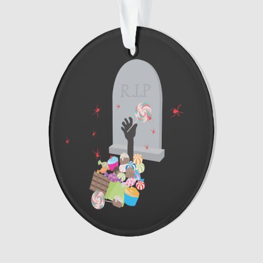 Tod durch Candy Halloween Ornament (Vorderseite)