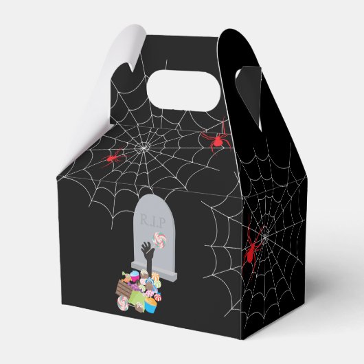 Tod durch Candy Halloween-Party Geschenkschachtel (Rückseite)