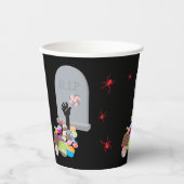 Tod durch Candy Halloween-Party Pappbecher (Vorderseite)