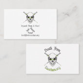 Tod durch herkömmliche Visitenkarte (Vorne/Hinten)