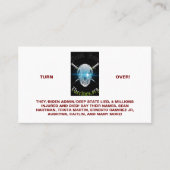 Tod durch herkömmliche Visitenkarte (Vorderseite)