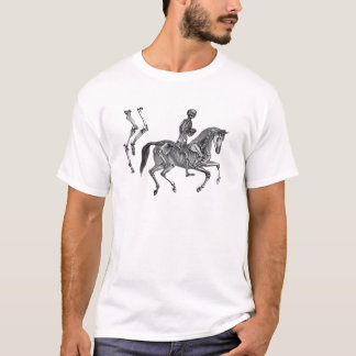 Tod durch Kanter - Skeleton Pferd am Kanter T-Shirt