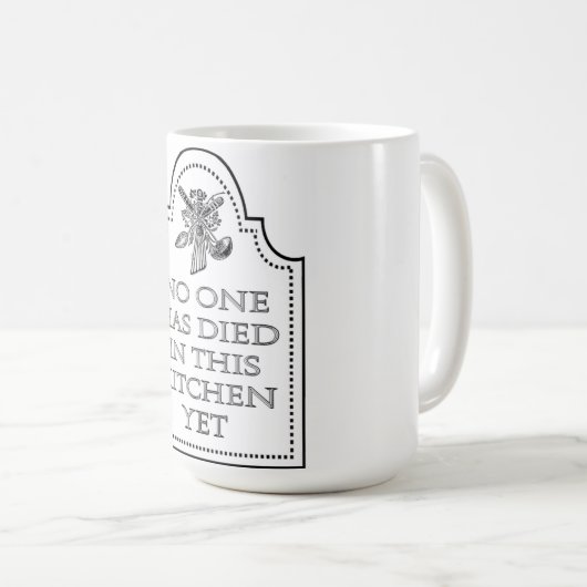 Tod durch Kochen Kaffeetasse (VorderseiteRechts)
