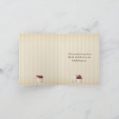 Tod durch Schokolade Brautparty Vielen Dank Dankeskarte (Innenseite)