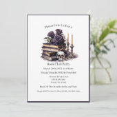 Tod durch TBR, Lover buchen, Club buchen Einladung (Stehend Vorderseite)