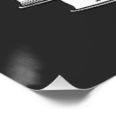 Tod durch Tbr Schädel und Bücher Poster (Ecke)