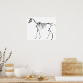 Tod durch Unicorn Poster (Küche)